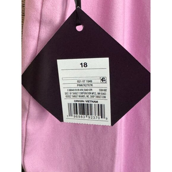 Ava & Viv High-Rise Stretch Ankle Pants Size 18 Pink - Picture 4 of 8